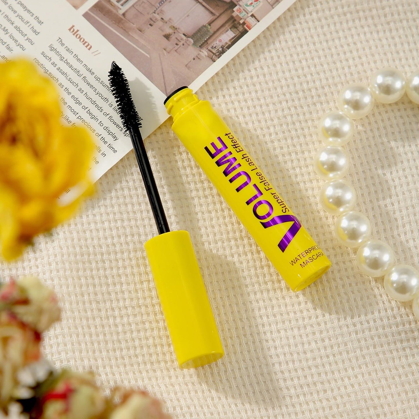 Mascara for Older Women 60 plus, Smudge-Proof Length Formula for Bold, Separated Lashes, 9ml Waterproof Long-Lasting Natural Look (1-Pack)