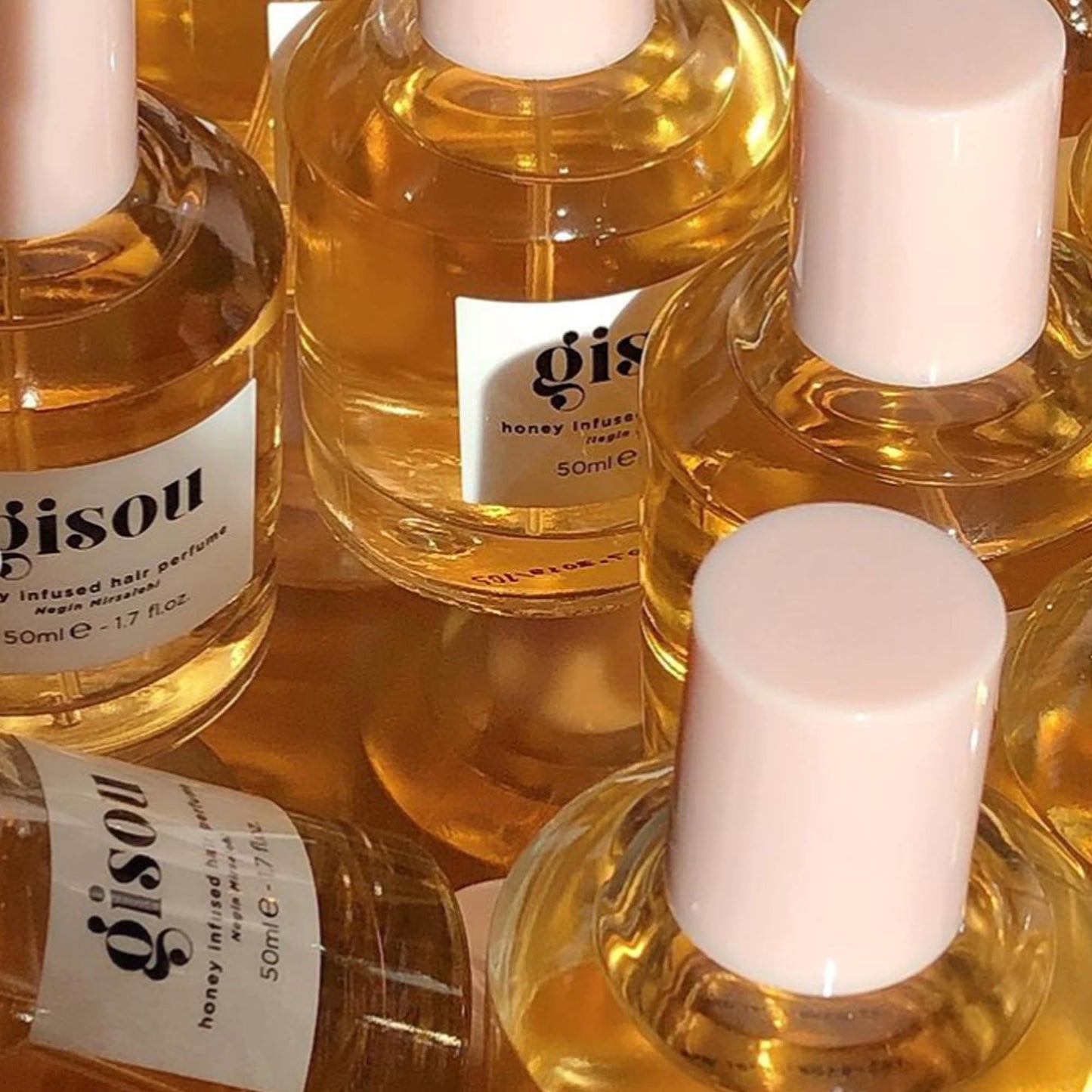 Gisou Honey Infused Hair Perfume Pocket Size, A Travel-Friendly Fragrance with Sweet Notes of Honey Blended into Spring Florals (1.7 fl oz)