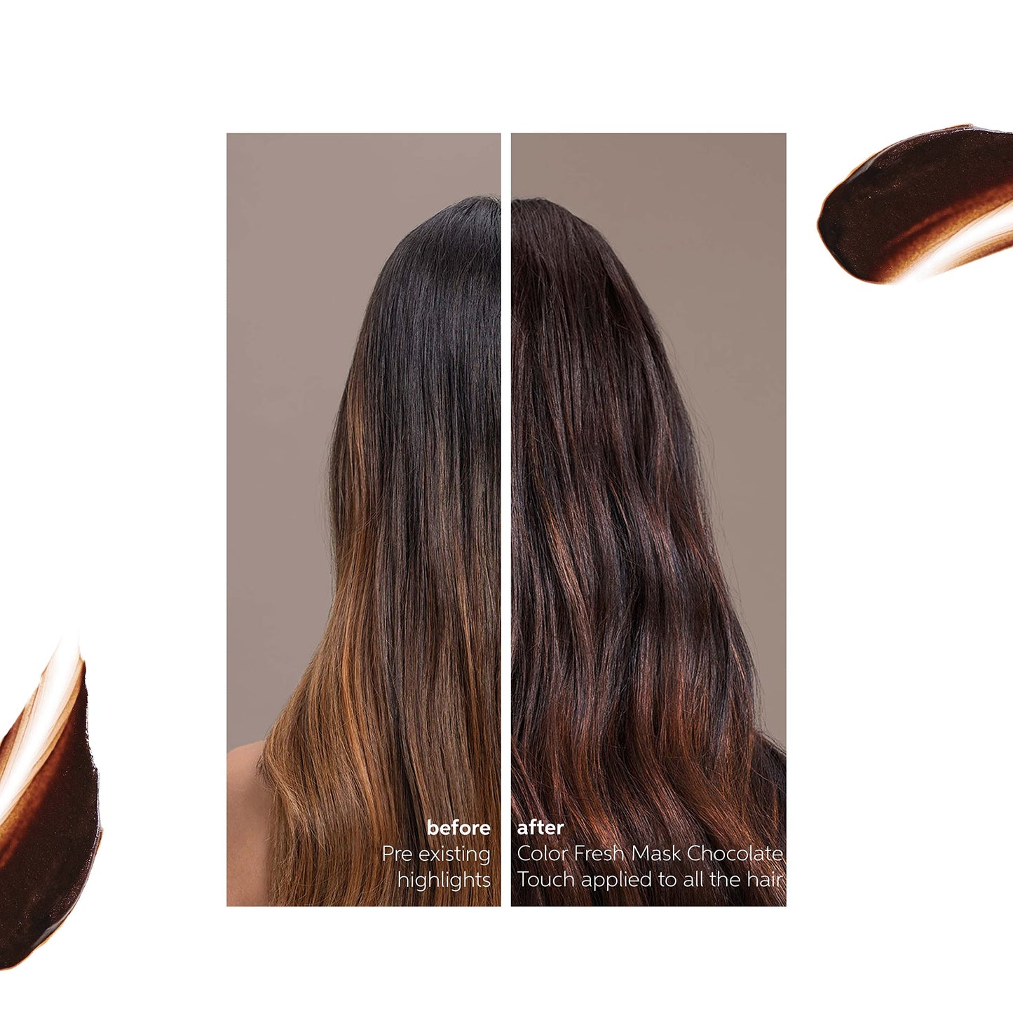 Wella Professionals Color Fresh Mask | Chocolate Touch | Natural Shade | Hair Color-Depositing Mask | Vegan Formula with Avocado Oil | Zero Damage | No Silicone | 5 Fl Oz