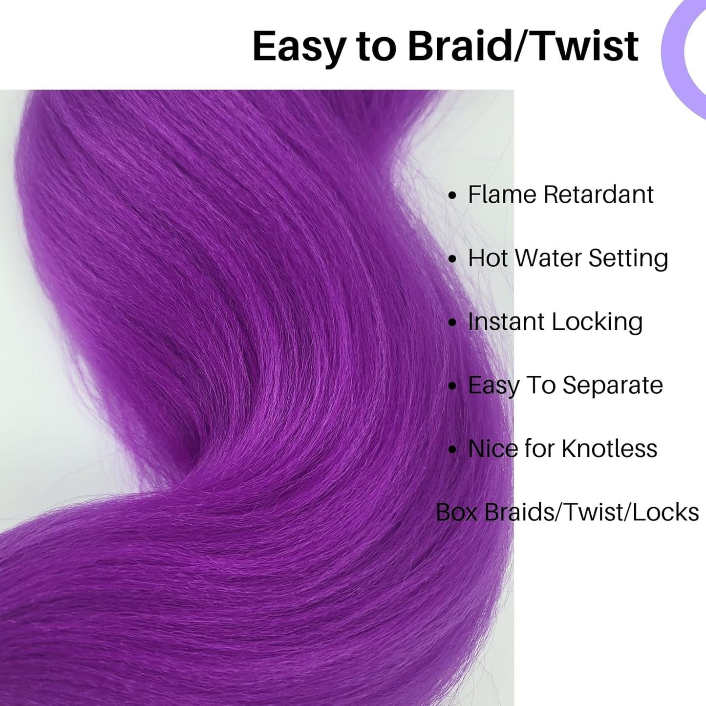 Ash Brown Pre-Stretched Knotless Braiding Hair Extensions - 6 Packs Synthetic Box Braids