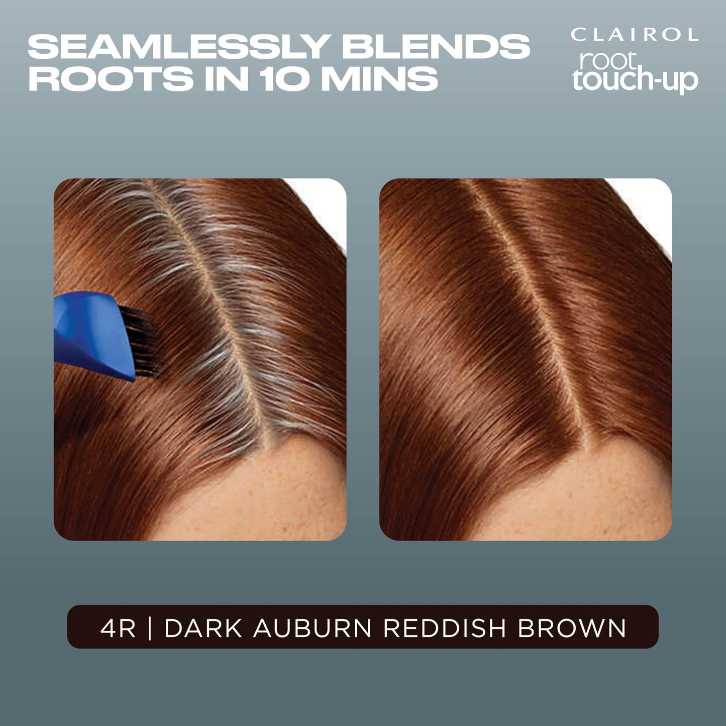 Clairol Root Touch-Up by Nice'n Easy Permanent Hair Dye, 4R Dark Auburn/Reddish Brown Hair Color, Pack of 2