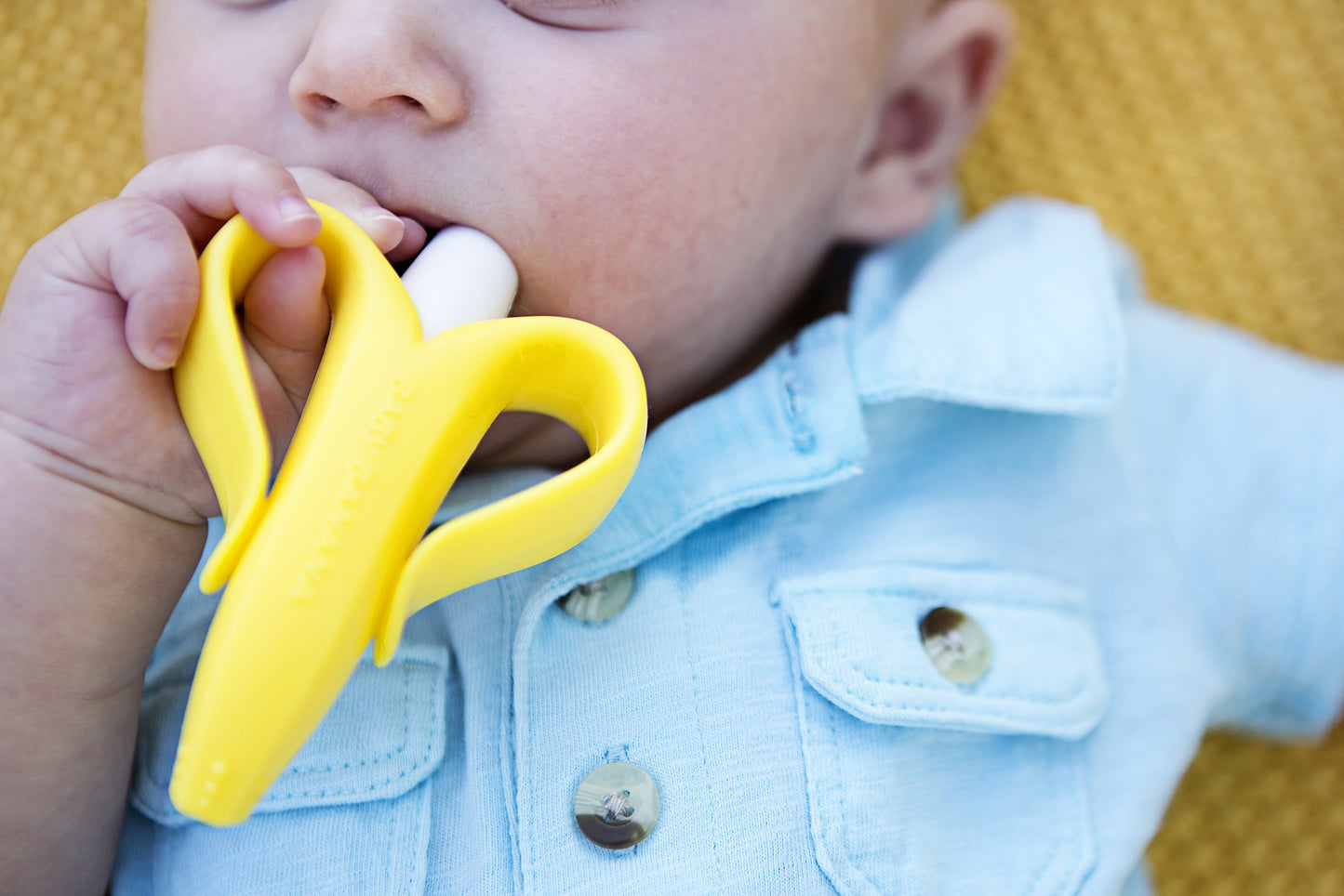 New - Baby Banana infant toothbrush - Yellow