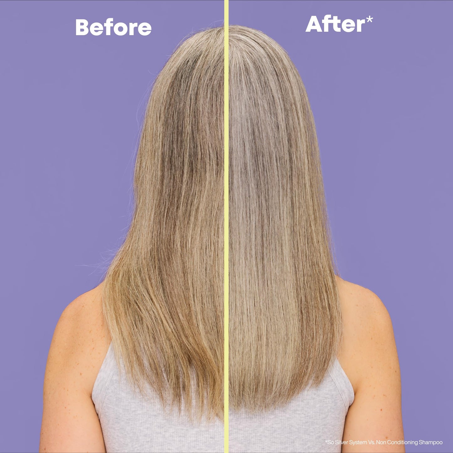 Matrix So Silver Purple Conditioner - Tones Blonde & Grey Hair, Eliminates Brassiness, Infused With Purple Pigments, Salon-Quality, Vegan