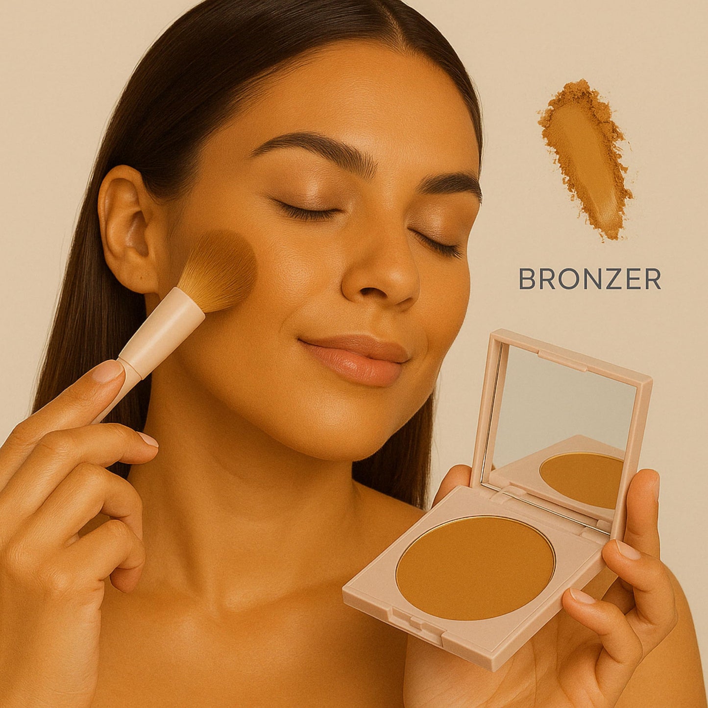 Sophia + Mabelle Finishing Powder – Lightweight Matte Setting Powder – Long-Lasting, Blurring, Buildable Face Powder for Oily Skin & Pores Powder for All Day Wear (CARAMEL KISS (Medium-Tan), Standard)