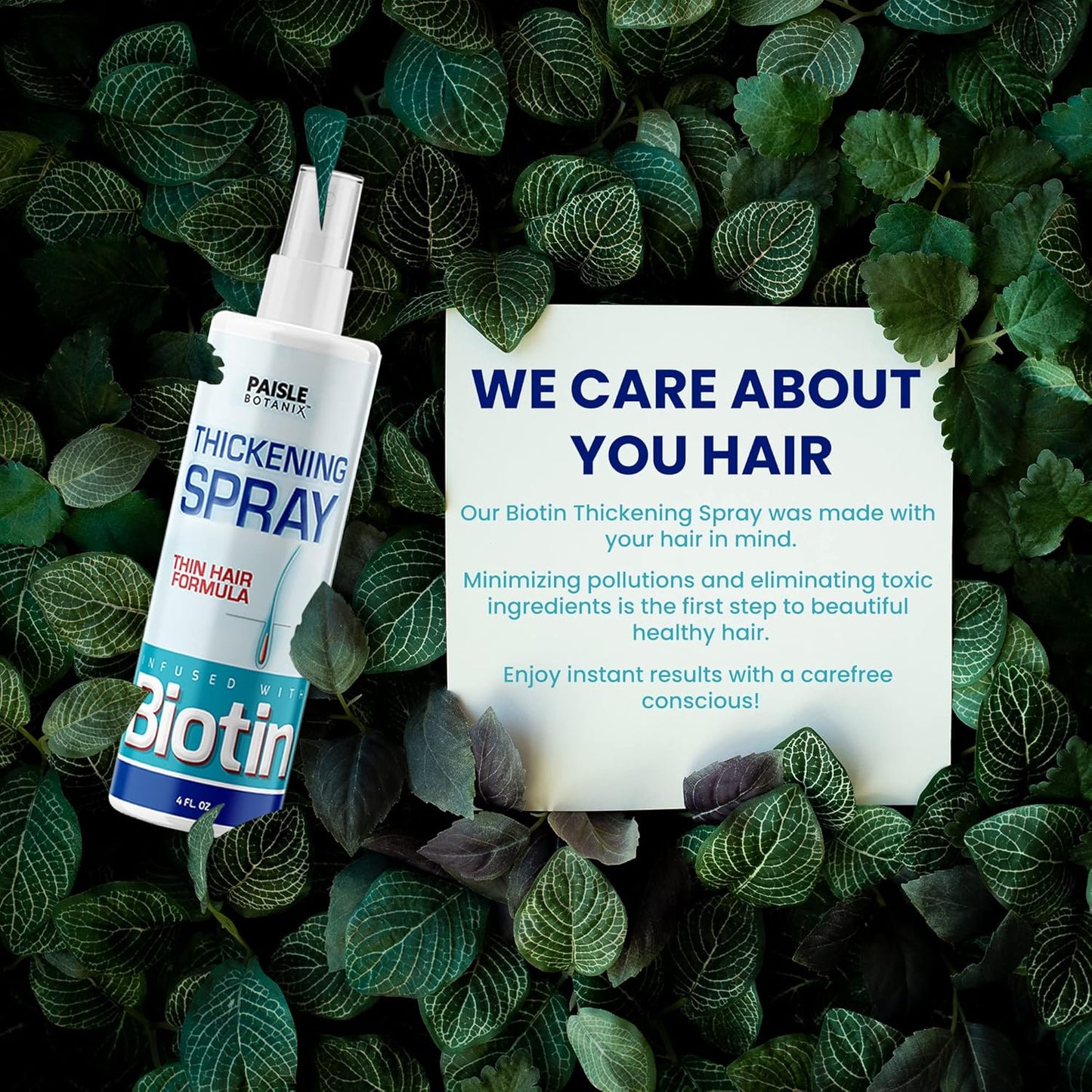 Biotin Hair Thickening Serum - DHT Blocker for Volume & Hair Growth