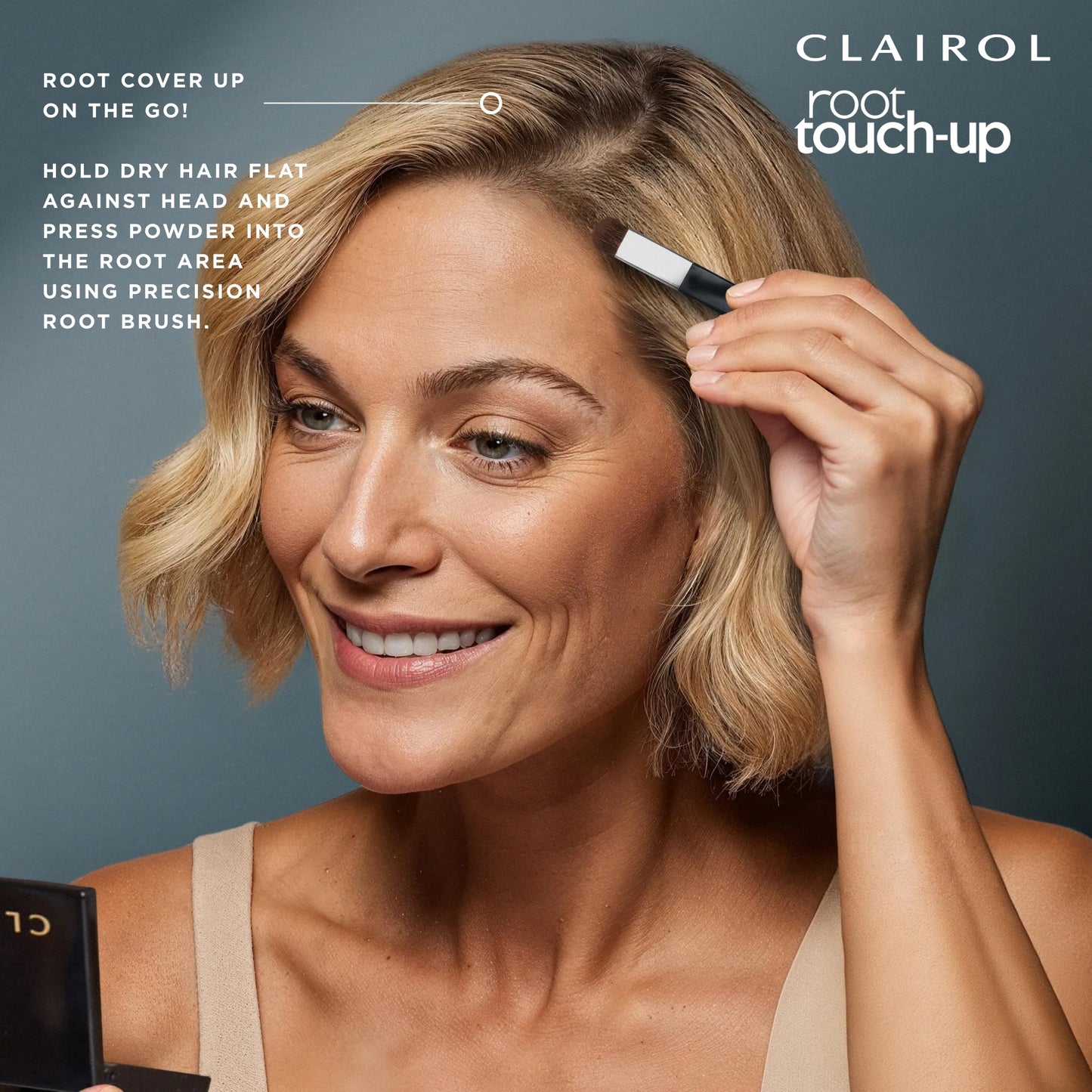 Clairol Root Touch-Up Temporary Concealing Powder, Medium Brown Hair Color, Pack of 1
