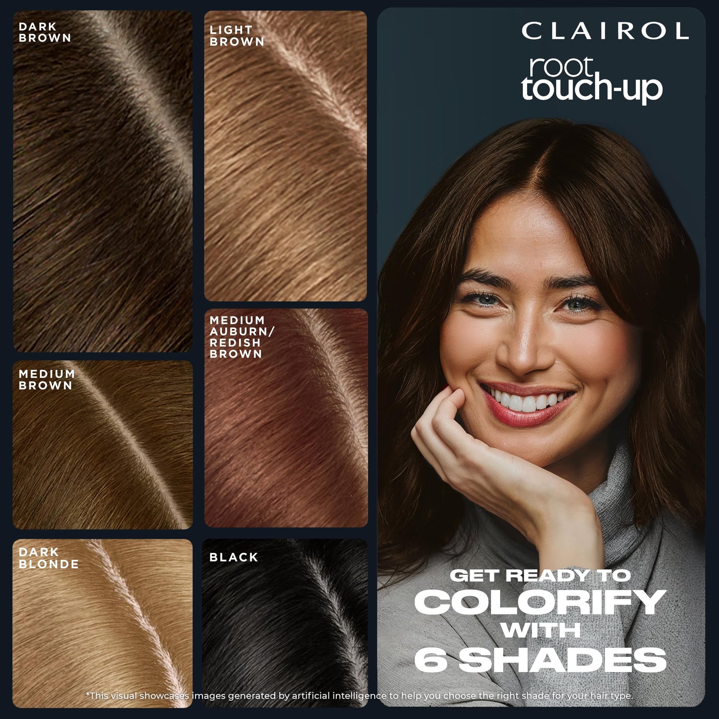 Clairol Root Touch-Up by Nice'n Easy Temporary Hair Coloring Spray, Light Brown Hair Color, Pack of 1