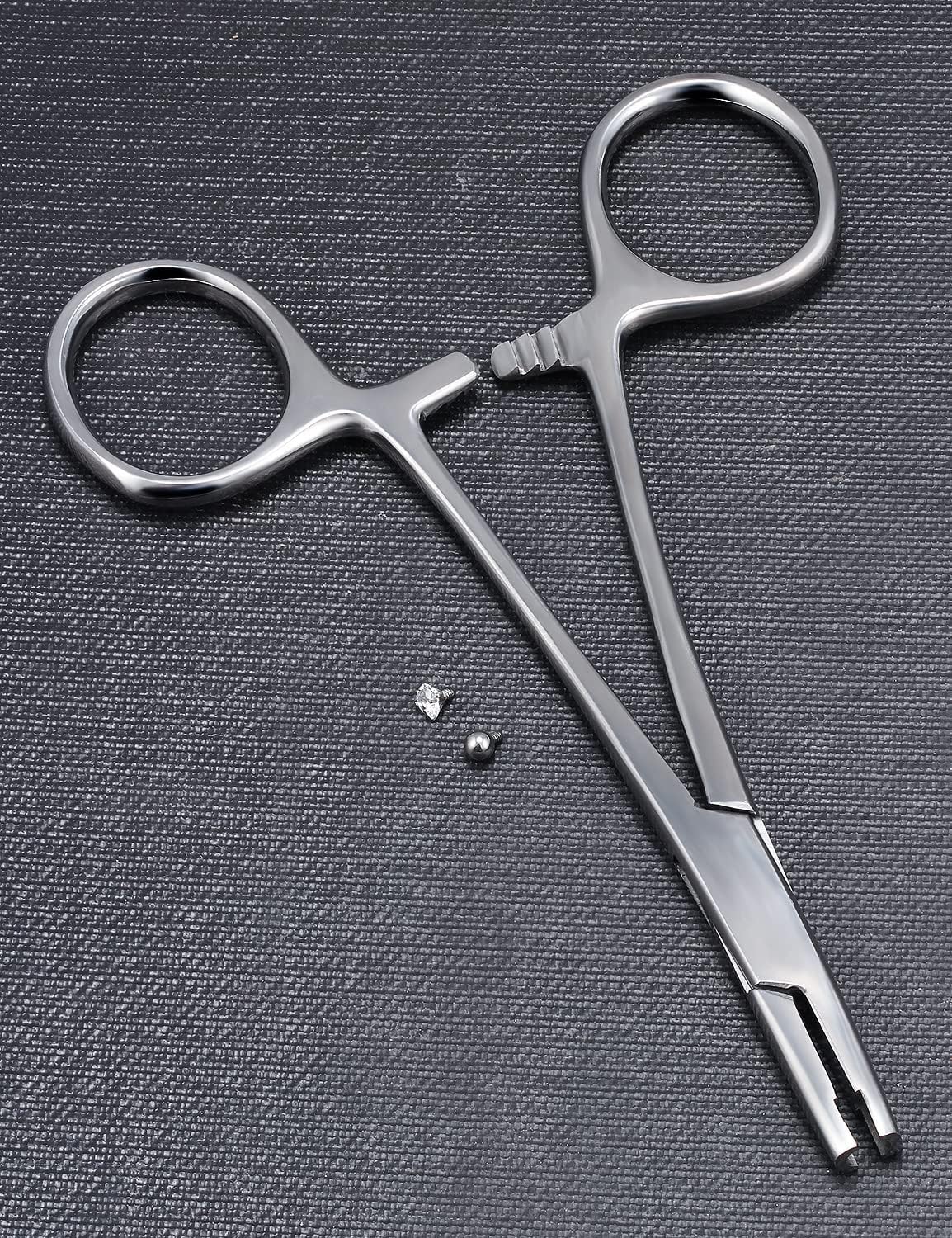 316L Surgical Steel Body Piercing Tools Kit - 9 Styles for Nose, Septum, Lip, Tongue & More