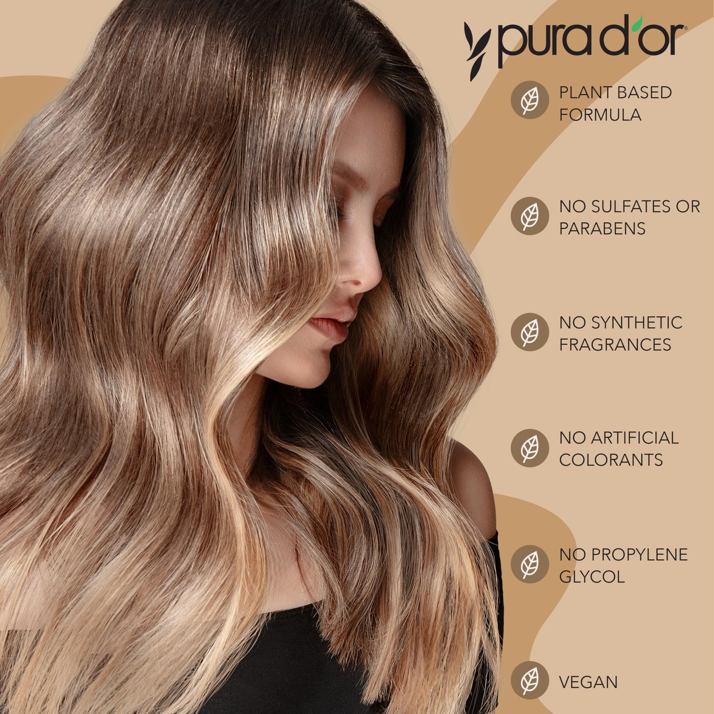 PURA D'OR Professional Grade Biotin Shampoo, Clinically Proven Anti-Thinning Hair Care, 2X Concentrated DHT Blocker Hair Thickening Products For Women & Men, 16oz