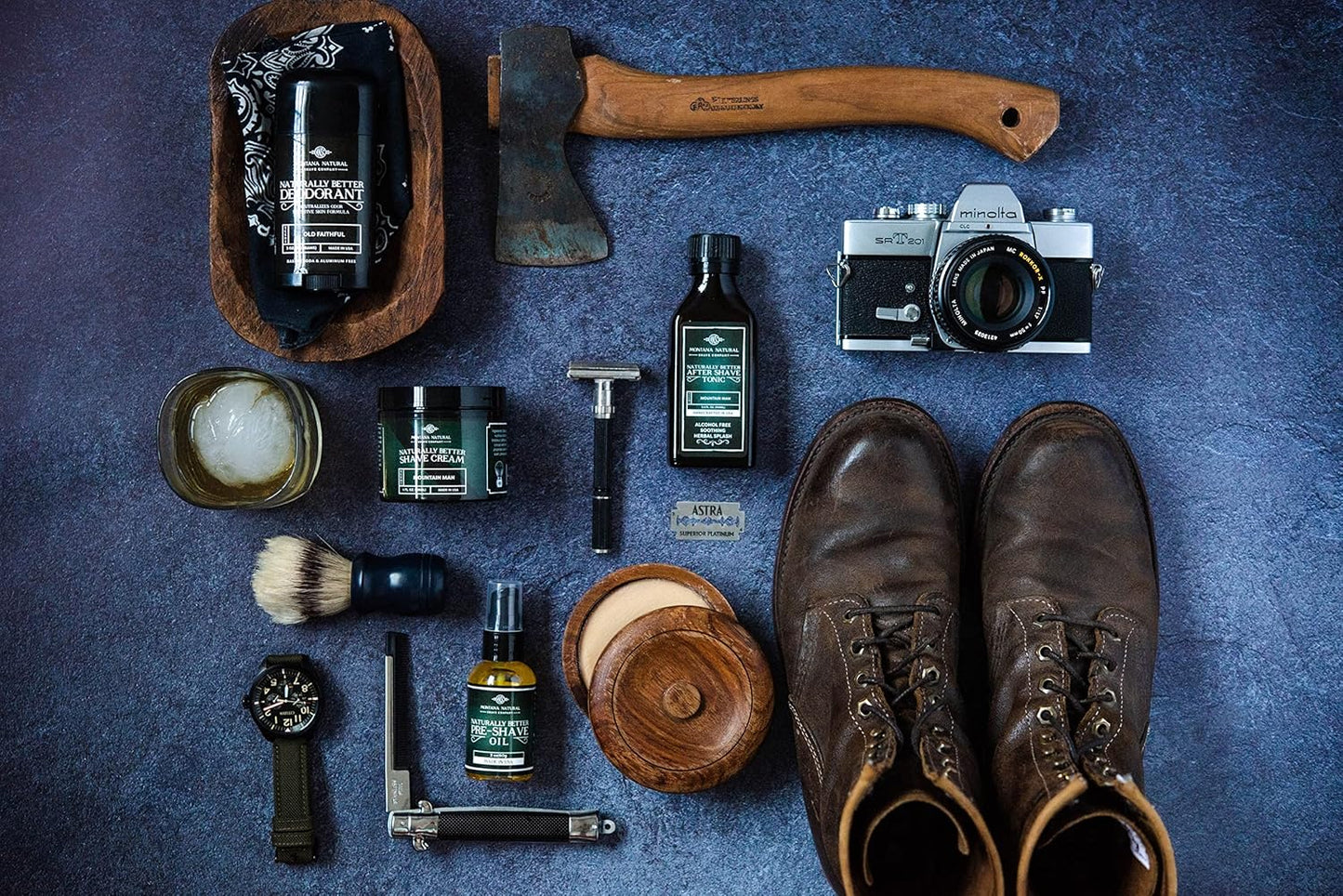 Vanilla Bourbon Mustache Wax - All-Natural Medium Hold Balm with Beeswax & Plant Oils