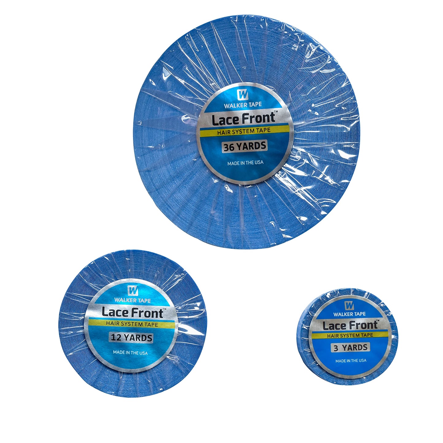 Lace Front Support Wig Tape Double Sided Waterproof Super Hold Adhesive for Wig Hair Extension Hair Pieces Lace Wigs Men's Toupee Beards Made in the USA Safe and Easy to Use (36Yard-1.0cm wide)