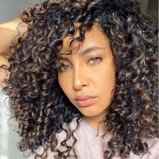 GoGo Curl Crochet Hair 10 Inch - 8 Packs Ombre Brown Water Wave Extensions for Black Women