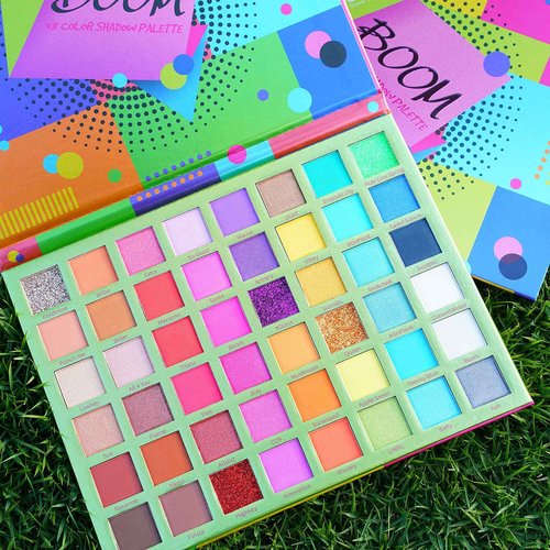 docolor Eyeshadow Palette 48Colors Boom Eye Shadow Palette Highly Pigmented Mattes Glitter Shimmers Neutral Smokey Cream Powder Blendable Long Lasting Waterproof Colorful Professional Makeup Palette