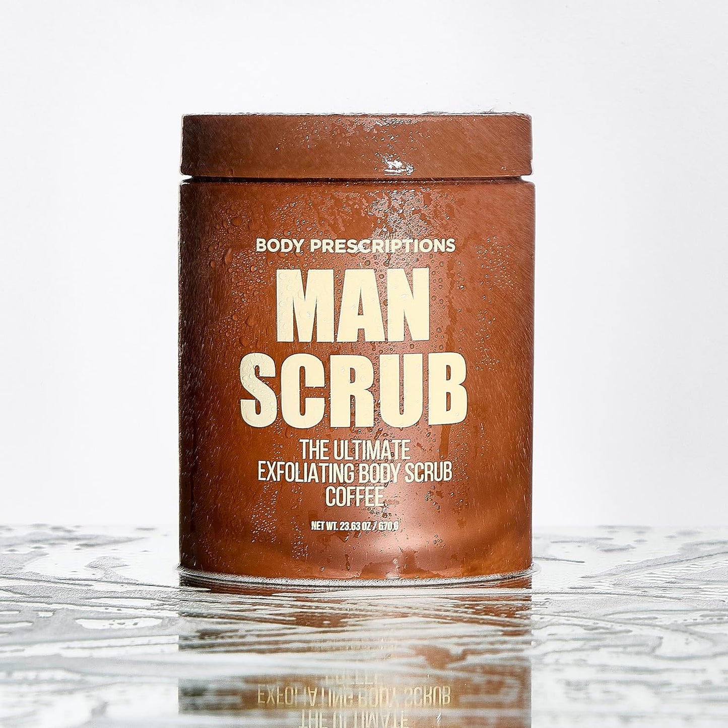 Men’s Charcoal Exfoliating Body Scrub – 21oz Cleansing Wash for All Skin Types
