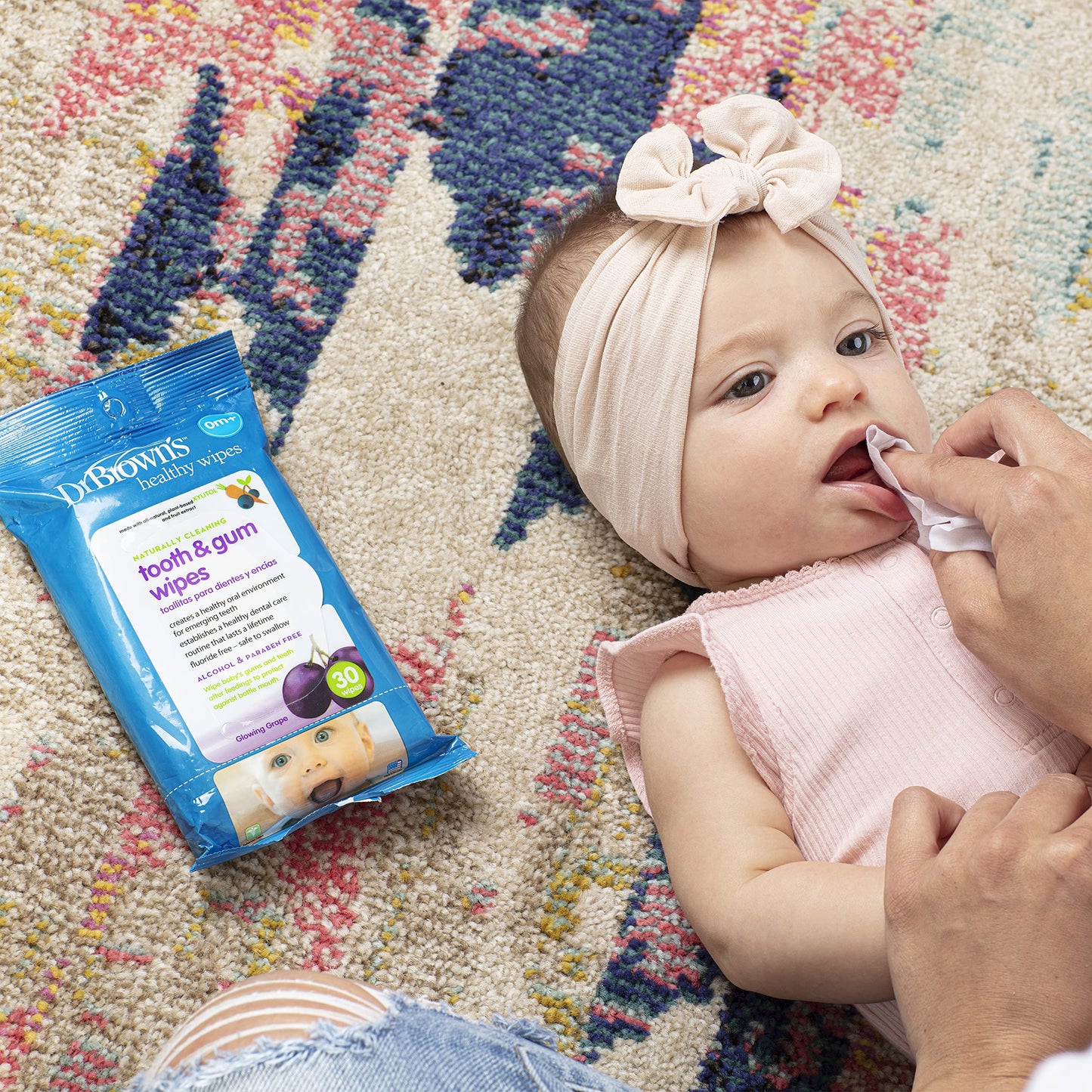 Dr. Brown's Tooth and Gum Wipes, 30 Count, 3-Pack