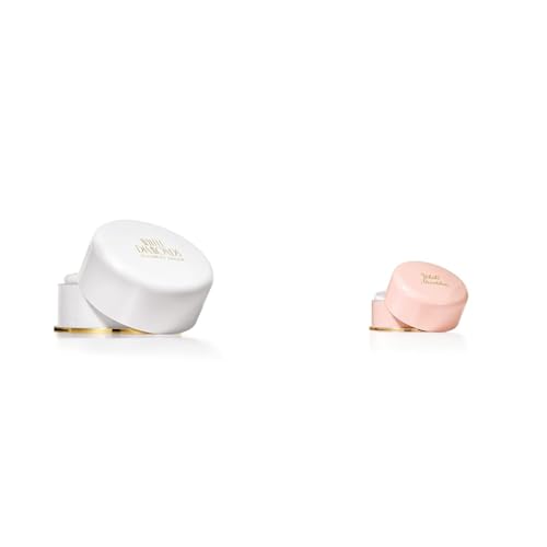 Elizabeth Taylor Body Powder for Women - White Diamonds & White Shoulders, 2.6 Oz, Fragrance & Puff Set