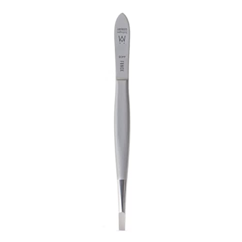 Germanikure Arched Claw Tweezers with Leather Case - Made in Solingen, Germany