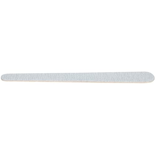ForPro Silver Wood Nail Files - Double-Sided 100/180 Grit, 6 Inch, 100 Count