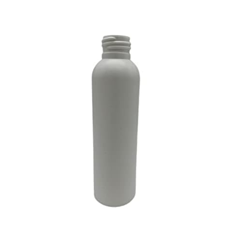 Natural Farms 4 oz White Cosmo Plastic Bottles - 12 Pack Empty Bottle Refillable - BPA Free - Essential Oils - Aromatherapy | White Ribbed Fine Mist Pump Spray Caps- Made in the USA