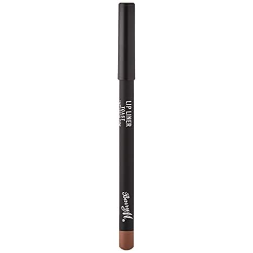 Barry M Creamy Precision Lip Liner ? Toast (Warm Nude Brown Shade) ? Smooth Glide, Long Lasting Lip Pencil for Perfect Definition ? Vegan & Cruelty Free ? Made in UK