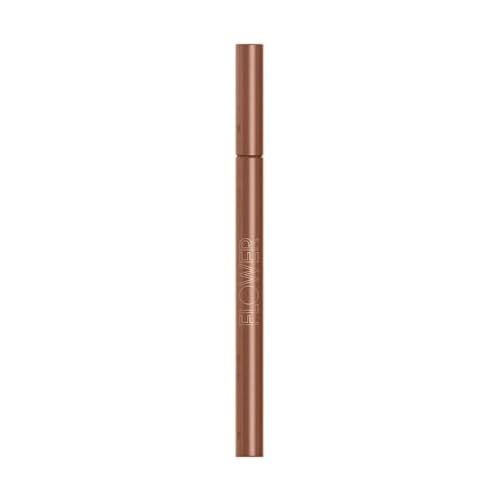 Flower Beauty Brow Vixen Tattoo Effect Stain - Smudge Proof, 12 Hr Wear Eyebrow Makeup with Chisel Tipped Applicator, Contains Aloe Vera & Vitamin E (Auburn) (Pack of 1)