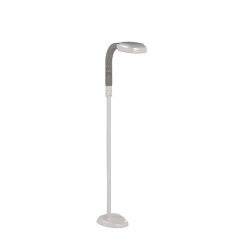 Verilux Full Spectrum LED Floor Lamp - White, Adjustable Brightness & Color