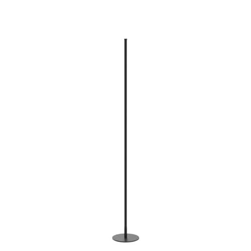 Dimmable 57.5-Inch Floor Lamp with Remote & Foot Switch - Black