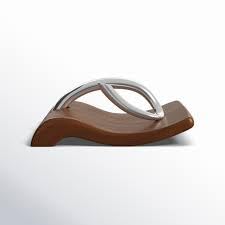 Nambe Breeze Napkin Holder - Modern Acacia Wood & Stainless Steel Tabletop Organizer