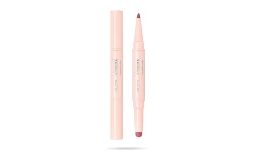 Lipstick and Lip Pencil Duo - Long Lasting No-Transfer, Highly Pigmented - Vintage Rose