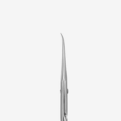 Staleks Pro Exclusive 23 Type 2 Professional Cuticle Scissors with hook (Magnolia pattern) - Pack of 1 - Model SX-23/2