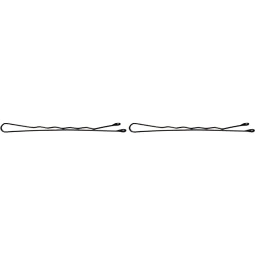 Diane, 2" Bobby Pins D452, BLACK, 300 Count (Pack of 2)