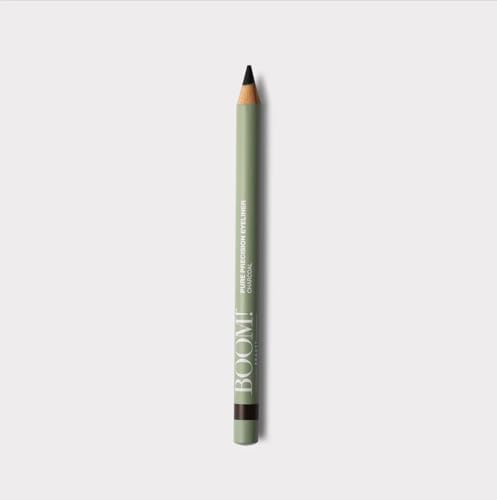BOOM! Beauty Charcoal Precision Eyeliner Pencil, Smooth Glide, Waterproof