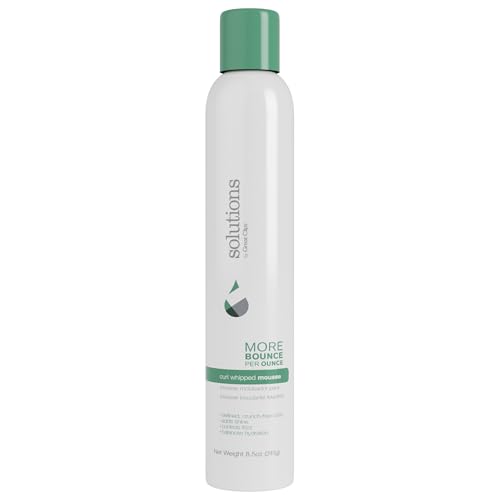 Curl Whipped Hair Mousse - Volume, Shine & Frizz Control for Wavy to Curly Hair - 8.5oz