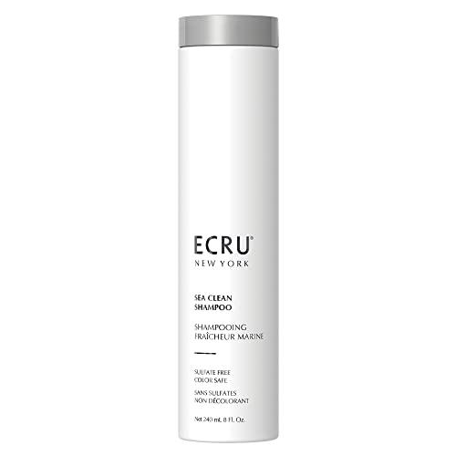 ECRU NEW YORK Sea Clean Sulfate-Free Shampoo, 8 Fl Oz - Color Safe, Gentle Cleansing