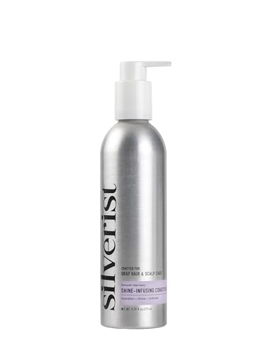 Gray Silver White Hair Conditioner Hydrating Shine-Infusing Silicone-Free 9.29 oz