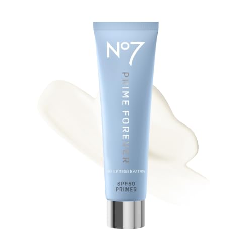 No7 Prime Forever SPF 50 Makeup Primer & Sunscreen, 1.69 oz — Hydrating Face Base