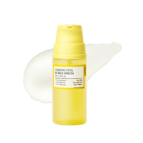 Lemon Vita Bubble Facial Serum - Organic Jeju Lemon & Vitamin C for Glow & Hydration, 3.21 fl oz