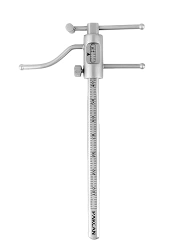 Dental Orthodontic Gauge with Adjustable Bracket Height - VDO Measurement Tool