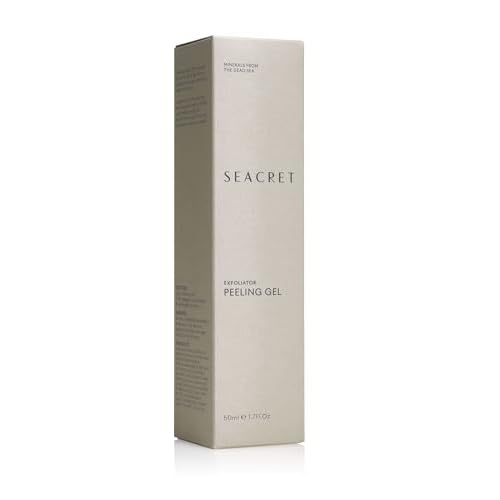 SEACRET Mineral Rich Peeling Gel - Triple-Action Exfoliator with Glycolic Acid, Papaya Enzyme & Dead Sea Minerals for Smoother, Brighter Skin, Vegan & Cruelty-Free