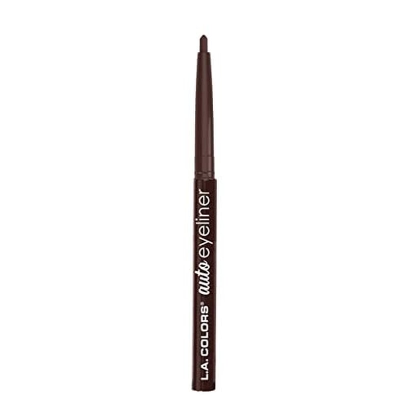 L.A. COLORS Automatic Eyeliner Pencil, Black Brown CAE662A (Pack of 4)