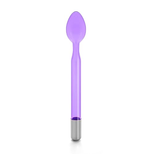 Electrode Wand Glass Tube Electrodes Spare Parts for Facial Machine Salon Spa Equipment Elitzia ETJX006 (Spoon)