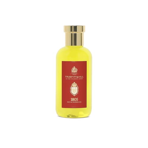 Men's Bath & Shower Gel 200ml - 1805 Scent, Hydrating Body Wash