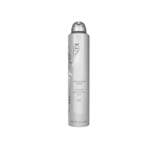 Kenra Platinum Heat Block Spray 22 | Heat Protecting Hairspray | High Hold For Ultimate Style Longevity | Clean Release From Hot Tools | All Hair Types