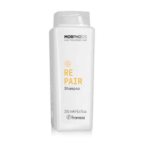 Framesi Morphosis Repair Shampoo 8.4 Fl Oz - Hydrating, Damage Repair for Overtreated Hair - Pack of 1