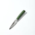 Green HexClad 3.5-Inch Japanese Damascus Paring Knife - Full Tang, Sharp Kitchen Tool