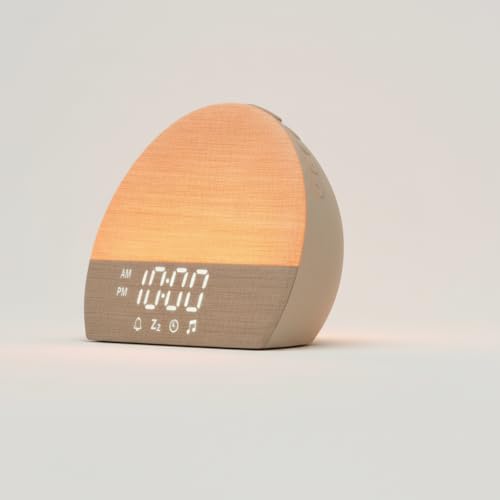 Sunrise Alarm Clock with White Noise Sound Machine, Night Light & Sleep Timer