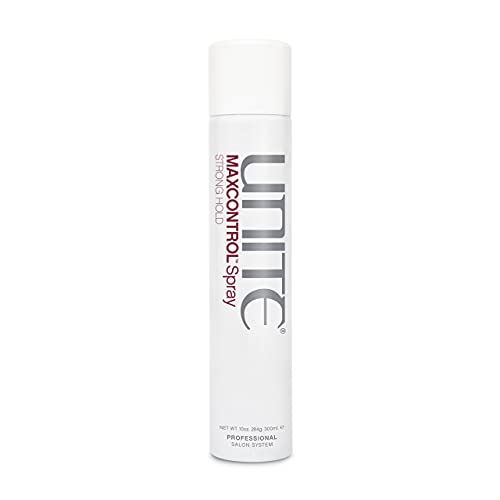 UNITE Hair ? MAXCONTROL Hairspray ? Strong Hold Styling Spray with Workable, Brushable Control ? Flake-Free Finish ? Thermal Protection ? 10 Oz