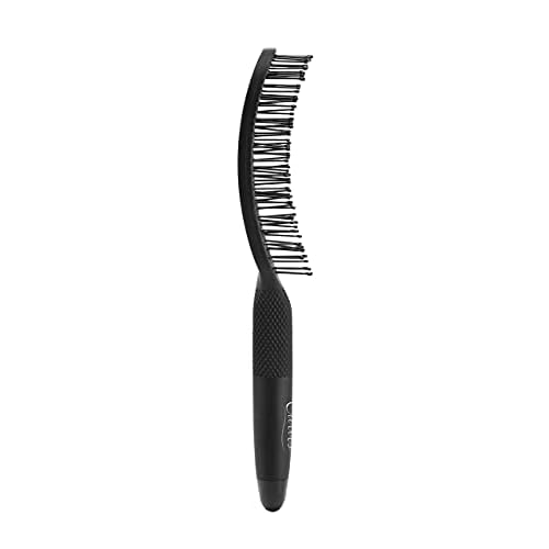 Cricket Curves Vent Hair Brush for Blow Drying and Styling Anti-Static Nylon Bristle Hairbrush for Long, Short, Thick, Thin, Curly, Straight, Wavy, Wet to Dry Hair - Ideal for Women, Men & Stylists