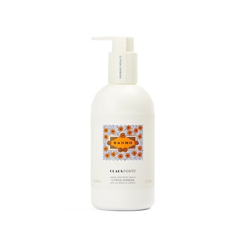 Claus Porto - Banho Citron Verbena Hand and Body Wash for Men + Women | 99% Natural Ingredients | Cleanse, Revive, Refresh All Skin Types (300g | 10.1 fl oz)