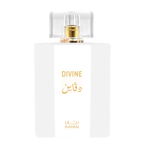 RAYAN Divine Perfume for Women - Long Lasting White Floral Eau De Parfum 100ml - Arabian Luxury Gift Set